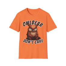 Load image into Gallery viewer, Owlbear Don't Care - Unisex Softstyle T-Shirt - Dungeon Master DM Shirt - Gamer Shirt
