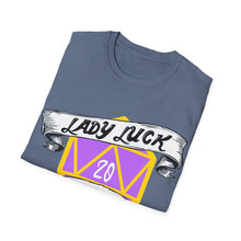 Load image into Gallery viewer, Lady Luck Smile On Me - Unisex Softstyle T-Shirt