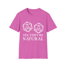 Load image into Gallery viewer, Yes, They're Natural - Dnd Accessories meme shirt - dungeon master gift t-shirt, dungeon master gift apparel 2