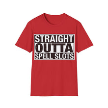 Load image into Gallery viewer, Straight Outta Spell Slots - Unisex Softstyle T-Shirt