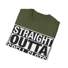 Load image into Gallery viewer, Straight Outta Spell Slots - Unisex Softstyle T-Shirt