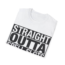 Load image into Gallery viewer, Straight Outta Spell Slots - Unisex Softstyle T-Shirt