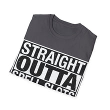 Load image into Gallery viewer, Straight Outta Spell Slots - Unisex Softstyle T-Shirt