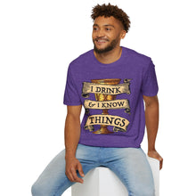 Load image into Gallery viewer, I Drink & I Know Things Meme Shirt- Unisex Softstyle T-Shirt