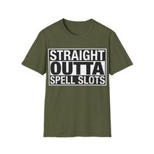 Load image into Gallery viewer, Straight Outta Spell Slots - Unisex Softstyle T-Shirt
