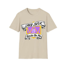 Load image into Gallery viewer, Lady Luck Smile On Me - Unisex Softstyle T-Shirt