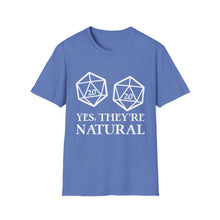 Load image into Gallery viewer, Yes, They're Natural - Dnd Accessories meme shirt - dungeon master gift t-shirt, dungeon master gift apparel 2