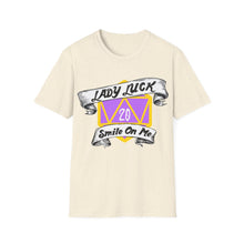 Load image into Gallery viewer, Lady Luck Smile On Me - Unisex Softstyle T-Shirt