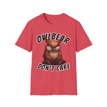 Load image into Gallery viewer, Owlbear Don't Care - Unisex Softstyle T-Shirt - Dungeon Master DM Shirt - Gamer Shirt