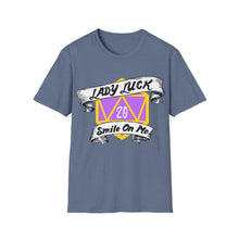 Load image into Gallery viewer, Lady Luck Smile On Me - Unisex Softstyle T-Shirt