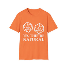 Load image into Gallery viewer, Yes, They're Natural - Dnd Accessories meme shirt - dungeon master gift t-shirt, dungeon master gift apparel 2