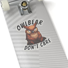 Load image into Gallery viewer, Owlbear Don't Care Kiss-Cut Stickers - DnD Merch - Dungeons & Dragons Accessories