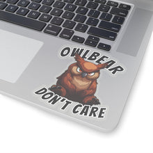 Load image into Gallery viewer, Owlbear Don't Care Kiss-Cut Stickers - DnD Merch - Dungeons & Dragons Accessories