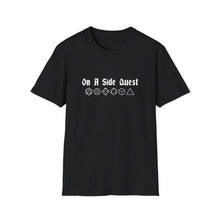 Load image into Gallery viewer, On A Side Quest - Unisex Softstyle DnD T-Shirt - Dungeon Master DM Shirt - DnD Accessories