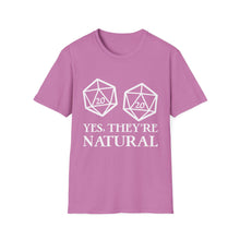 Load image into Gallery viewer, Yes, They're Natural - Dnd Accessories meme shirt - dungeon master gift t-shirt, dungeon master gift apparel 2