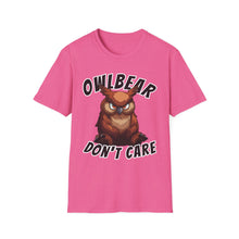 Load image into Gallery viewer, Owlbear Don't Care - Unisex Softstyle T-Shirt - Dungeon Master DM Shirt - Gamer Shirt