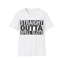 Load image into Gallery viewer, Straight Outta Spell Slots - Unisex Softstyle T-Shirt