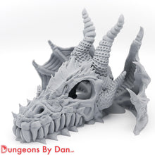 Load image into Gallery viewer, Dragon Skull Dice Tower