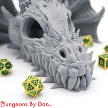 Load image into Gallery viewer, Dragon Skull Dice Tower