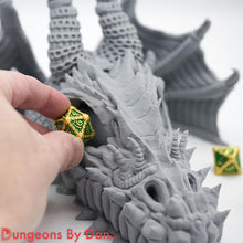 Load image into Gallery viewer, Dragon Skull Dice Tower