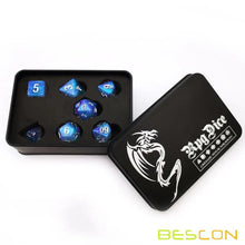 Load image into Gallery viewer, Dice Set7Pcs/Set Magical Stone Polyhedral Dice For DnD
