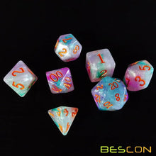 Load image into Gallery viewer, Dice Set7Pcs/Set Magical Stone Polyhedral Dice For DnD