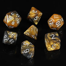 Load image into Gallery viewer, Dice Set, 7Pcs/Set Sparkle Polyhedral Dice for DnD