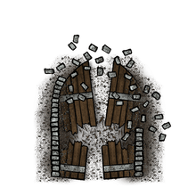 Load image into Gallery viewer, Ancient City Ruins - Dungeons By Dan, Modular terrain and dungeon tiles for tabletop games using battle maps.