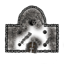 Load image into Gallery viewer, Ancient City Ruins - Dungeons By Dan, Modular terrain and dungeon tiles for tabletop games using battle maps.