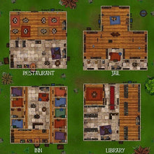 Cargar imagen en el visor de la galería, Building Complex - Dungeons By Dan, Modular terrain and dungeon tiles for tabletop games using battle maps.