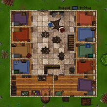 Cargar imagen en el visor de la galería, Building Complex - Dungeons By Dan, Modular terrain and dungeon tiles for tabletop games using battle maps.