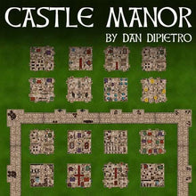 Cargar imagen en el visor de la galería, Castle Manor - Dungeons By Dan, Modular terrain and dungeon tiles for tabletop games using battle maps.