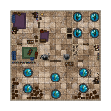Cargar imagen en el visor de la galería, Castle Manor - Dungeons By Dan, Modular terrain and dungeon tiles for tabletop games using battle maps.