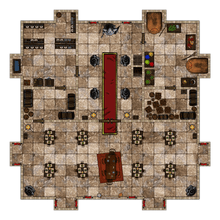 Cargar imagen en el visor de la galería, Castle Manor - Dungeons By Dan, Modular terrain and dungeon tiles for tabletop games using battle maps.