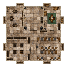 Cargar imagen en el visor de la galería, Castle Manor - Dungeons By Dan, Modular terrain and dungeon tiles for tabletop games using battle maps.