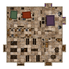 Cargar imagen en el visor de la galería, Castle Manor - Dungeons By Dan, Modular terrain and dungeon tiles for tabletop games using battle maps.