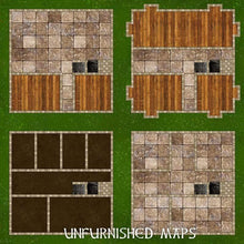 Cargar imagen en el visor de la galería, Castle Towers - Dungeons By Dan, Modular terrain and dungeon tiles for tabletop games using battle maps.