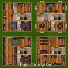 Cargar imagen en el visor de la galería, Castle Towers - Dungeons By Dan, Modular terrain and dungeon tiles for tabletop games using battle maps.