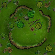 Load image into Gallery viewer, Forbidden Forest - Dungeons By Dan, Modular terrain and dungeon tiles for tabletop games using battle maps.