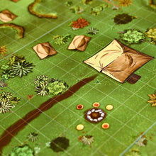 Load image into Gallery viewer, Dungeons By Dan Printed Map Forbidden Forest Modular Terrain Tiles