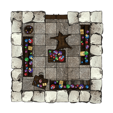 Load image into Gallery viewer, Fortification Features - Dungeons By Dan, Modular terrain and dungeon tiles for tabletop games using battle maps.