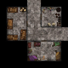 Load image into Gallery viewer, Infinite Keep - Dungeons By Dan, Modular terrain and dungeon tiles for tabletop games using battle maps.