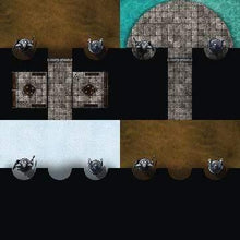 Load image into Gallery viewer, Infinite Keep - Dungeons By Dan, Modular terrain and dungeon tiles for tabletop games using battle maps.