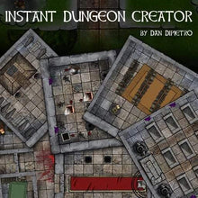 Load image into Gallery viewer, Instant Dungeon Creator - Dungeons By Dan, Modular terrain and dungeon tiles for tabletop games using battle maps.