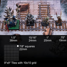 Load image into Gallery viewer, Instant Mine Dungeon Tiles - Dungeons By Dan, Modular terrain and dungeon tiles for tabletop games using battle maps.