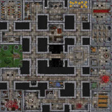 Load image into Gallery viewer, Massive Maps 1 - Dungeons By Dan, Modular terrain and dungeon tiles for tabletop games using battle maps.