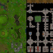 Load image into Gallery viewer, Massive Maps 2 - Dungeons By Dan, Modular terrain and dungeon tiles for tabletop games using battle maps.