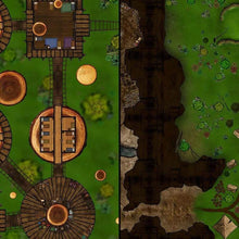 Load image into Gallery viewer, Massive Maps 3 - Dungeons By Dan, Modular terrain and dungeon tiles for tabletop games using battle maps.