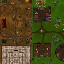 Load image into Gallery viewer, Massive Maps 3 - Dungeons By Dan, Modular terrain and dungeon tiles for tabletop games using battle maps.