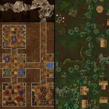 Load image into Gallery viewer, Massive Maps 3 - Dungeons By Dan, Modular terrain and dungeon tiles for tabletop games using battle maps.